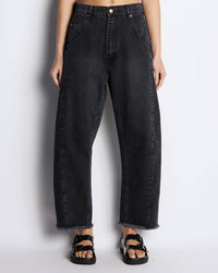 Roucha - Delvaux Denim Barrel Crop Jeans