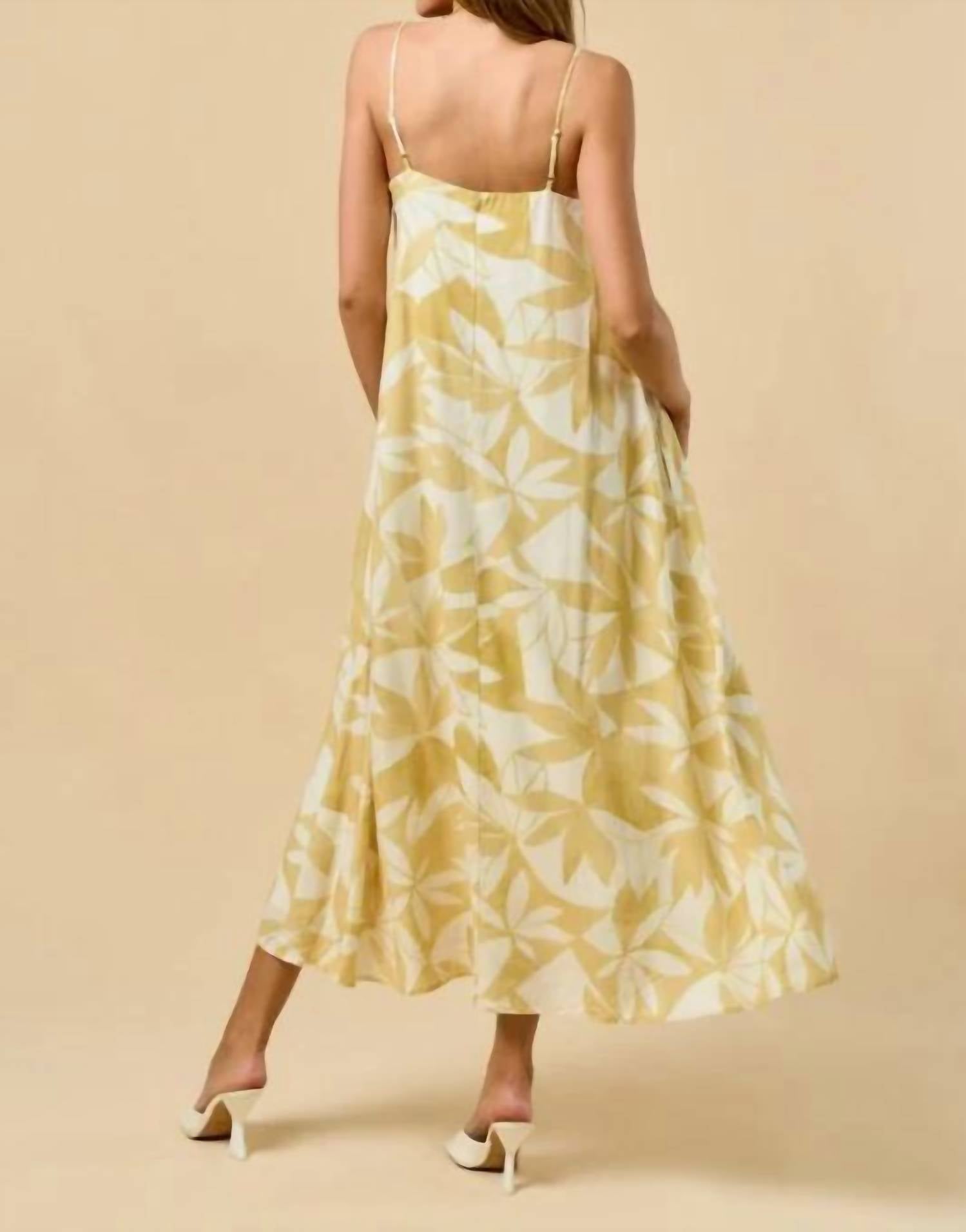 Lalavon - Limoncello Bloom Maxi Dress