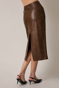 Le Lis - Alice Leather Skirt