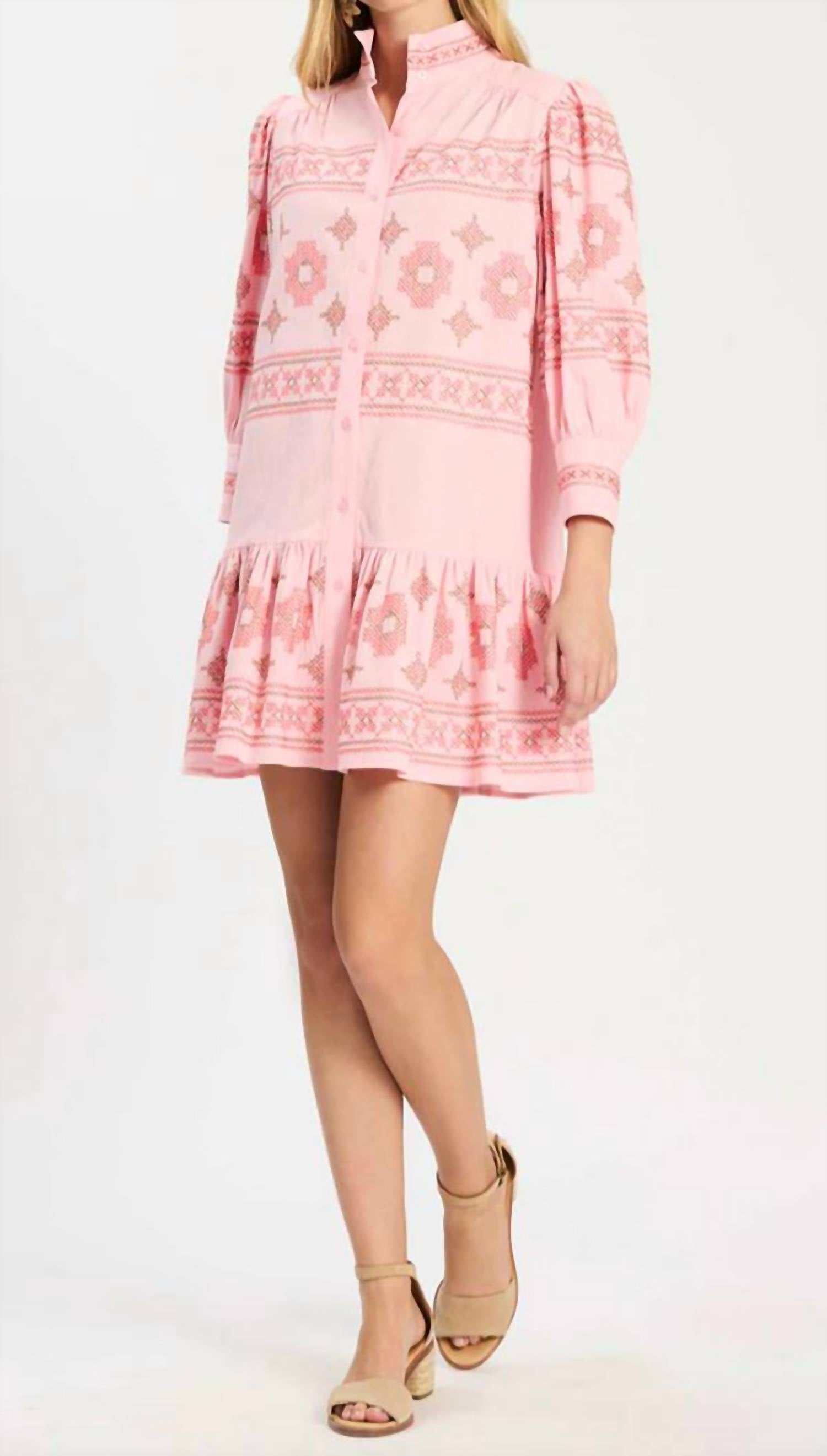 Tyler Boe - Christy Embroidery Mini Dress