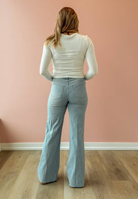 Dear John Denim - Fiona Striped Wide Leg Jeans