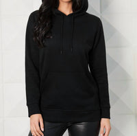 french kyss Pullover Hoodie Jacket in black - women's top