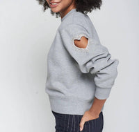 Vilagallo - Cut Out Heart Sweater