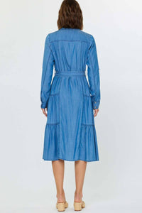 Current Air - Jolen Button Down Midi Dress