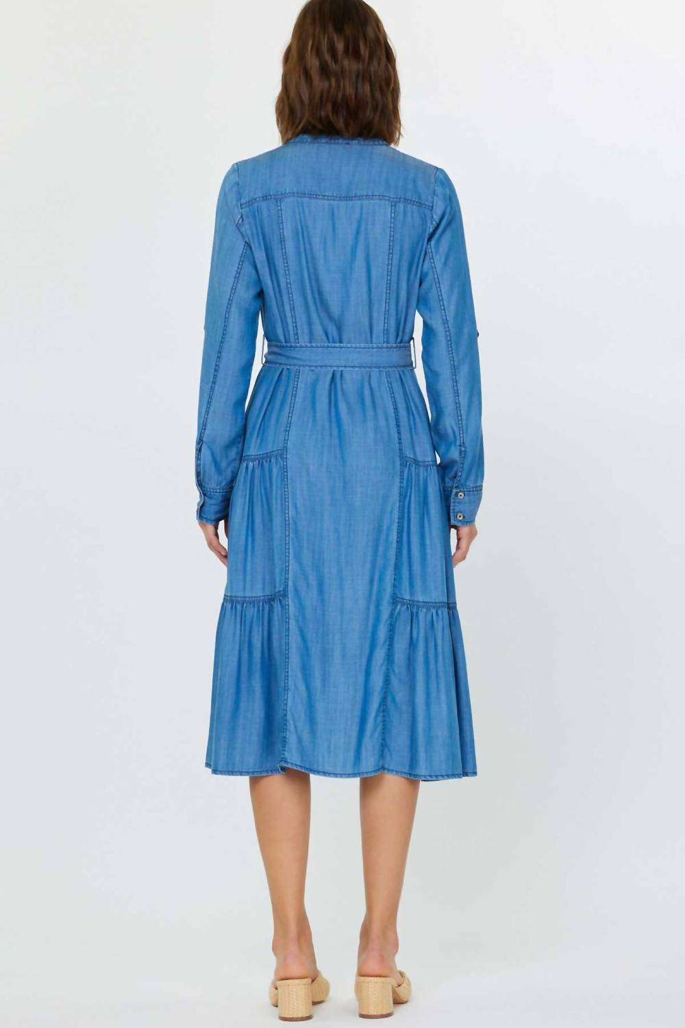 Current Air - Jolen Button Down Midi Dress
