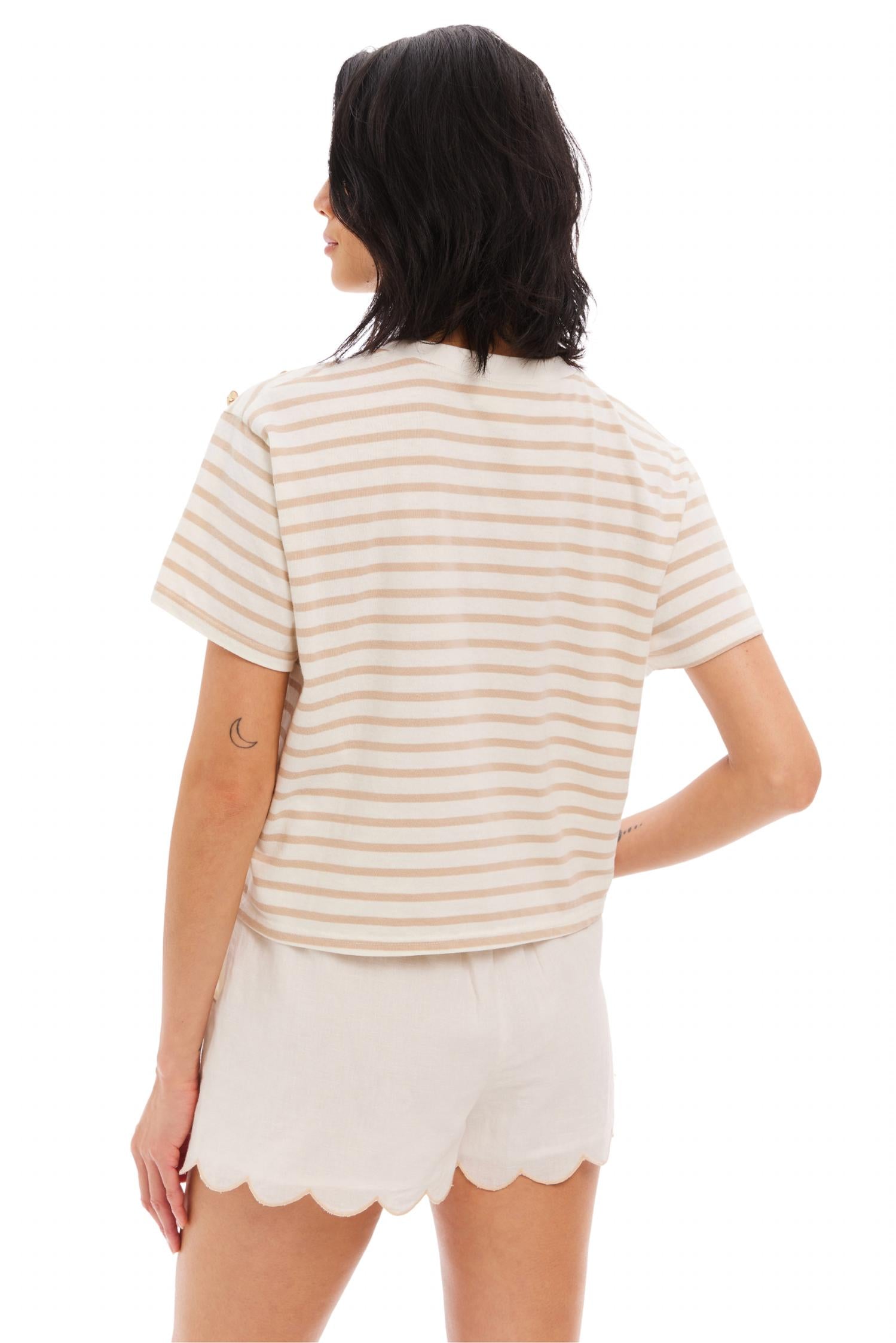 Allison New York - Stripe brooklyn tee