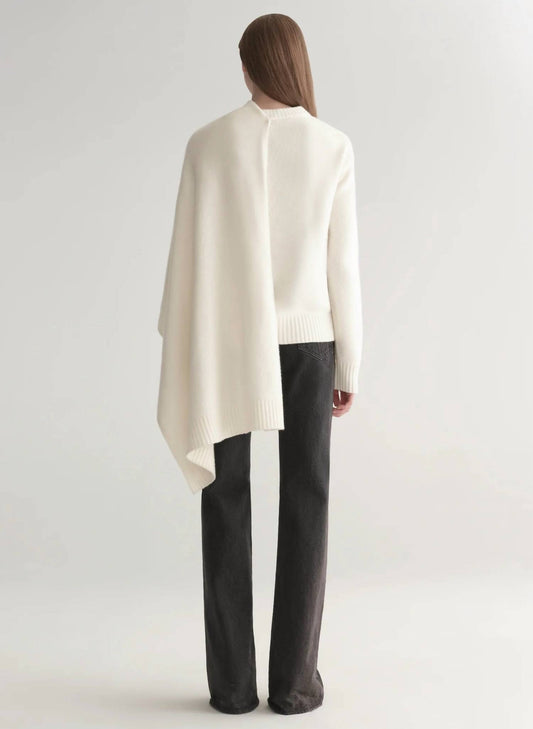 A.L.C. - Davin Draped Wool Sweater