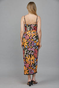 Fate - Women's Floral Sequin Midi Dress