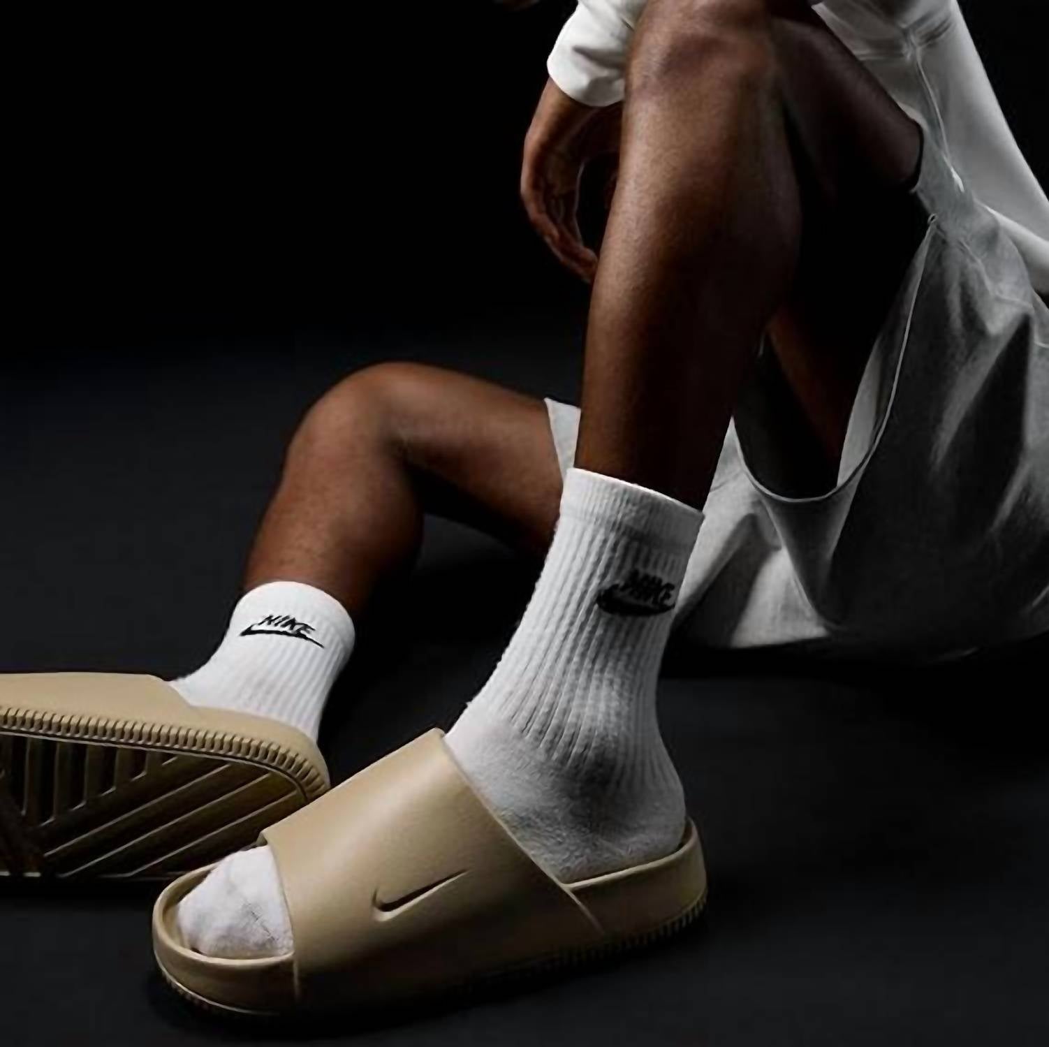 NIKE Men's Calm Slide in khaki - men's sandal - view 5