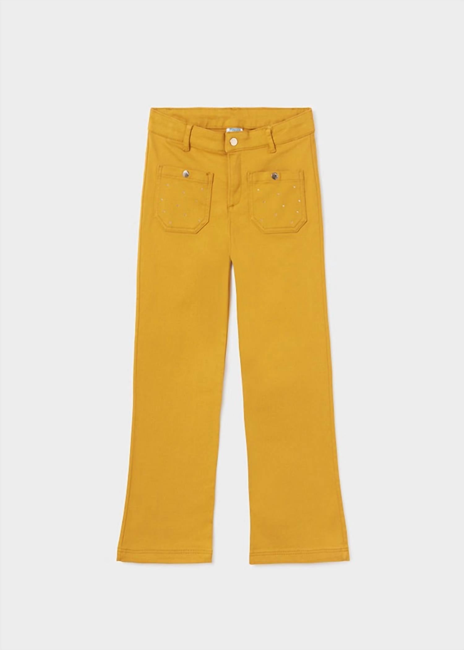 Mayoral - Stud Pocket Flare Trouser Pants
