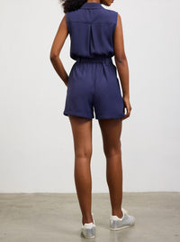 Skies Are Blue - Mira Collared Romper