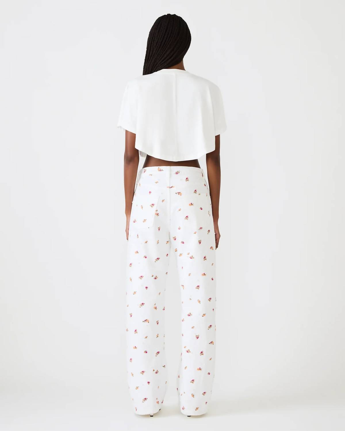 Steve Madden - Sydnee Floral Wide Leg Jean