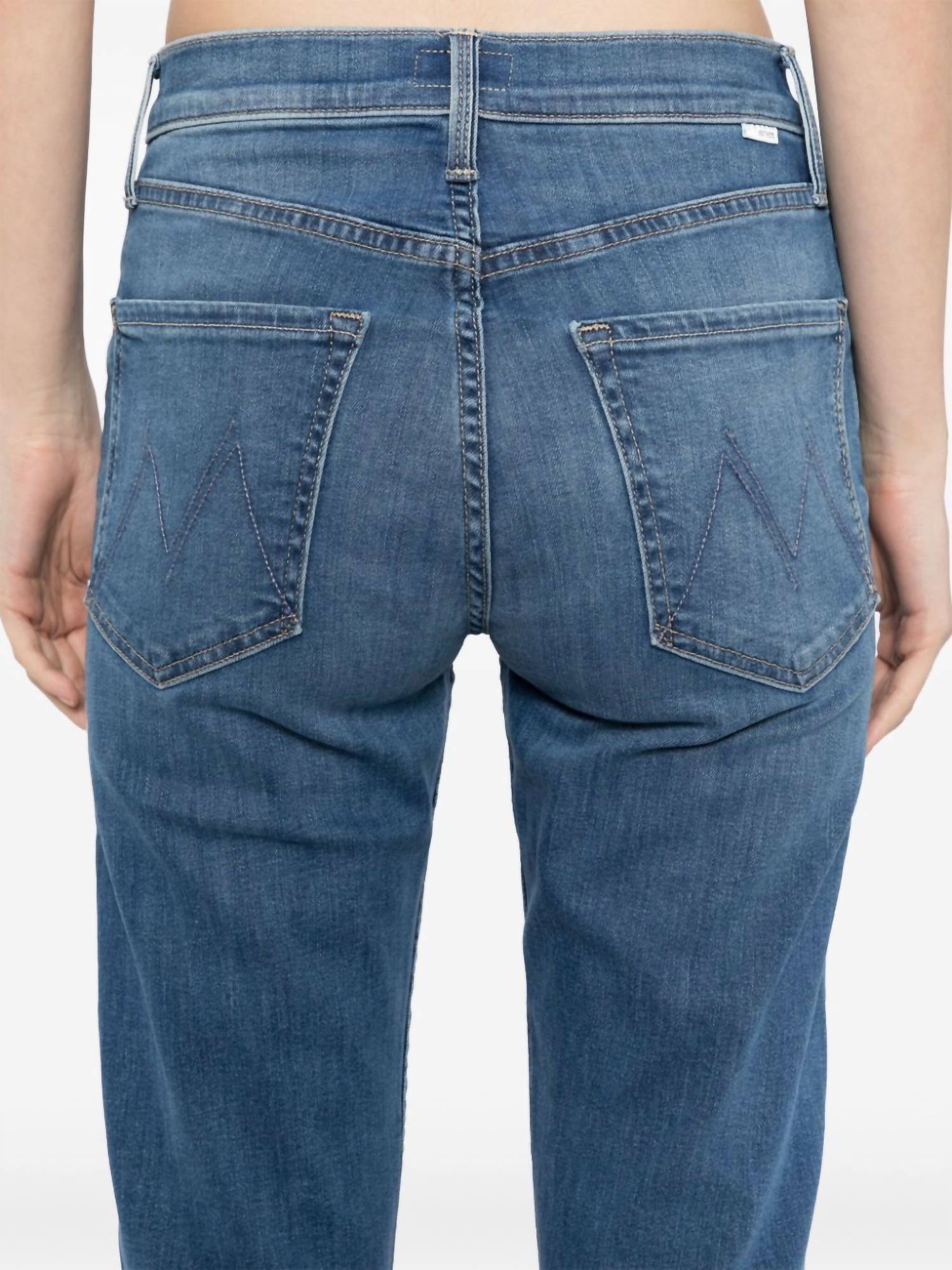 Mother - Mid Rise Ankle Straight-leg Jean