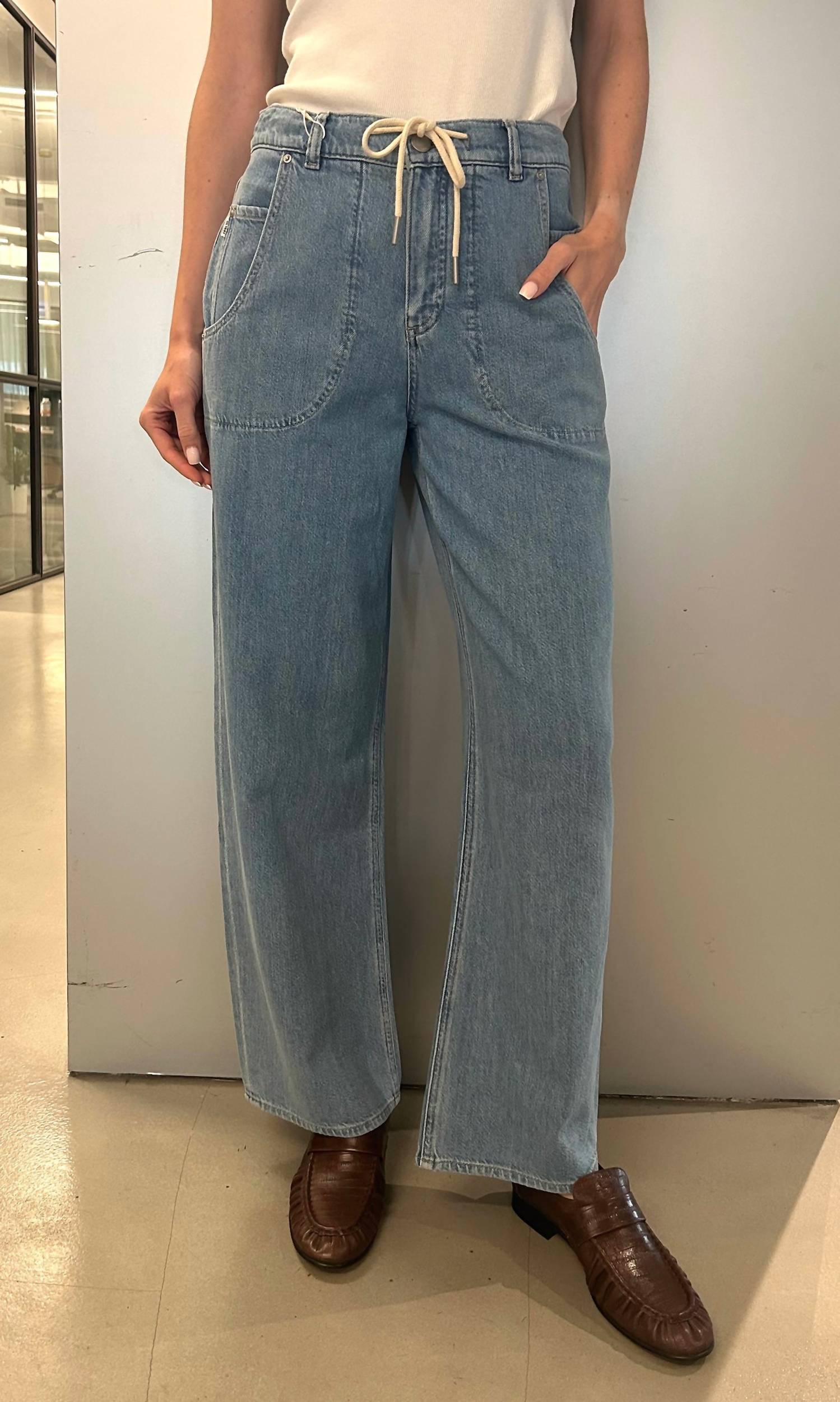 Dl1961 - Women'S - Women's Casie Relaxed Mid Rise Wide Leg Jean