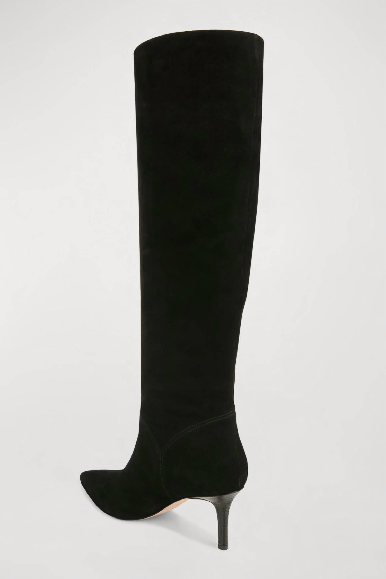 Veronica Beard - Women's Lexington Suede Stiletto Knee High Boots