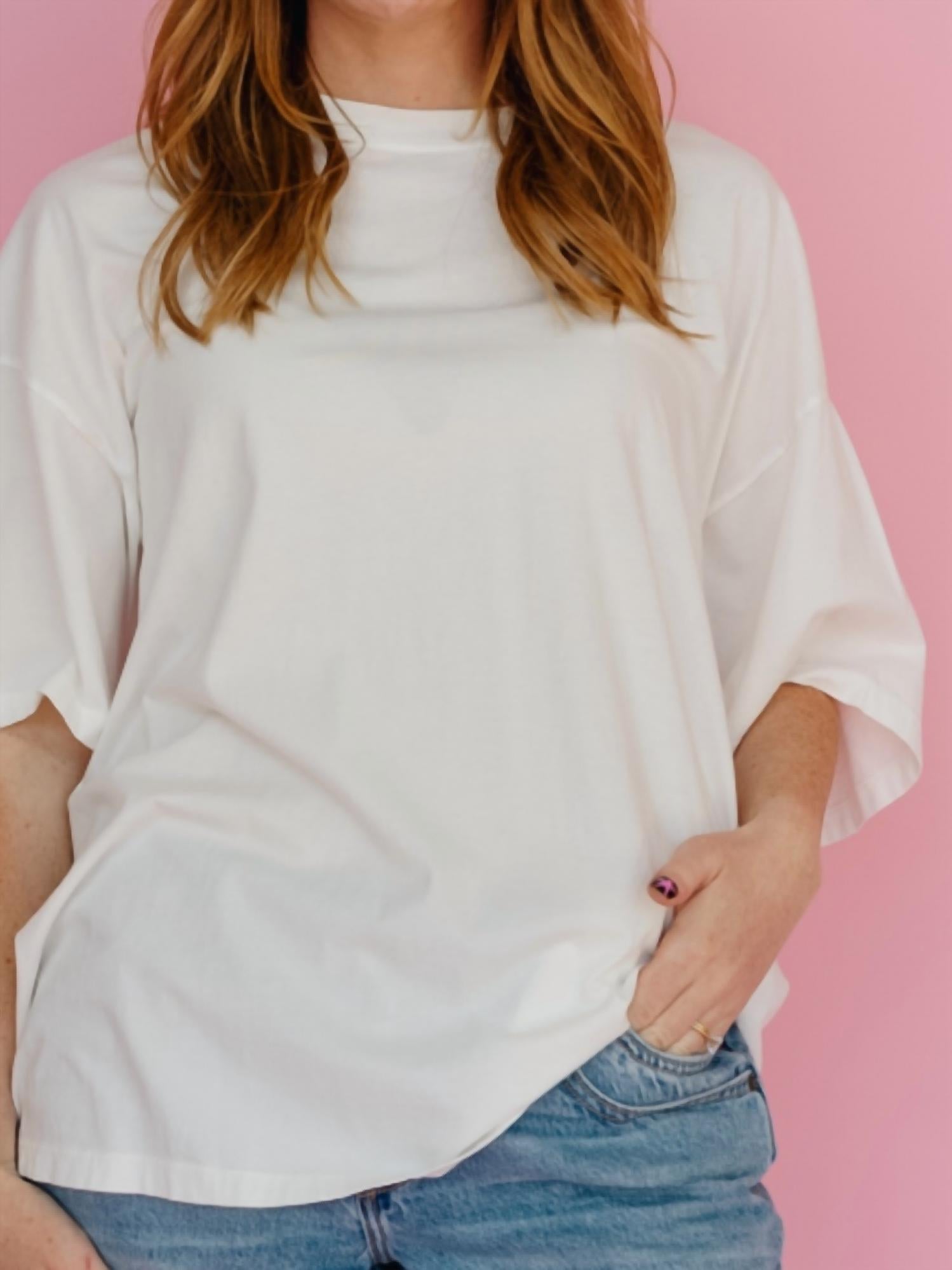 Daydreamer - Solid Oversized Fit Tee