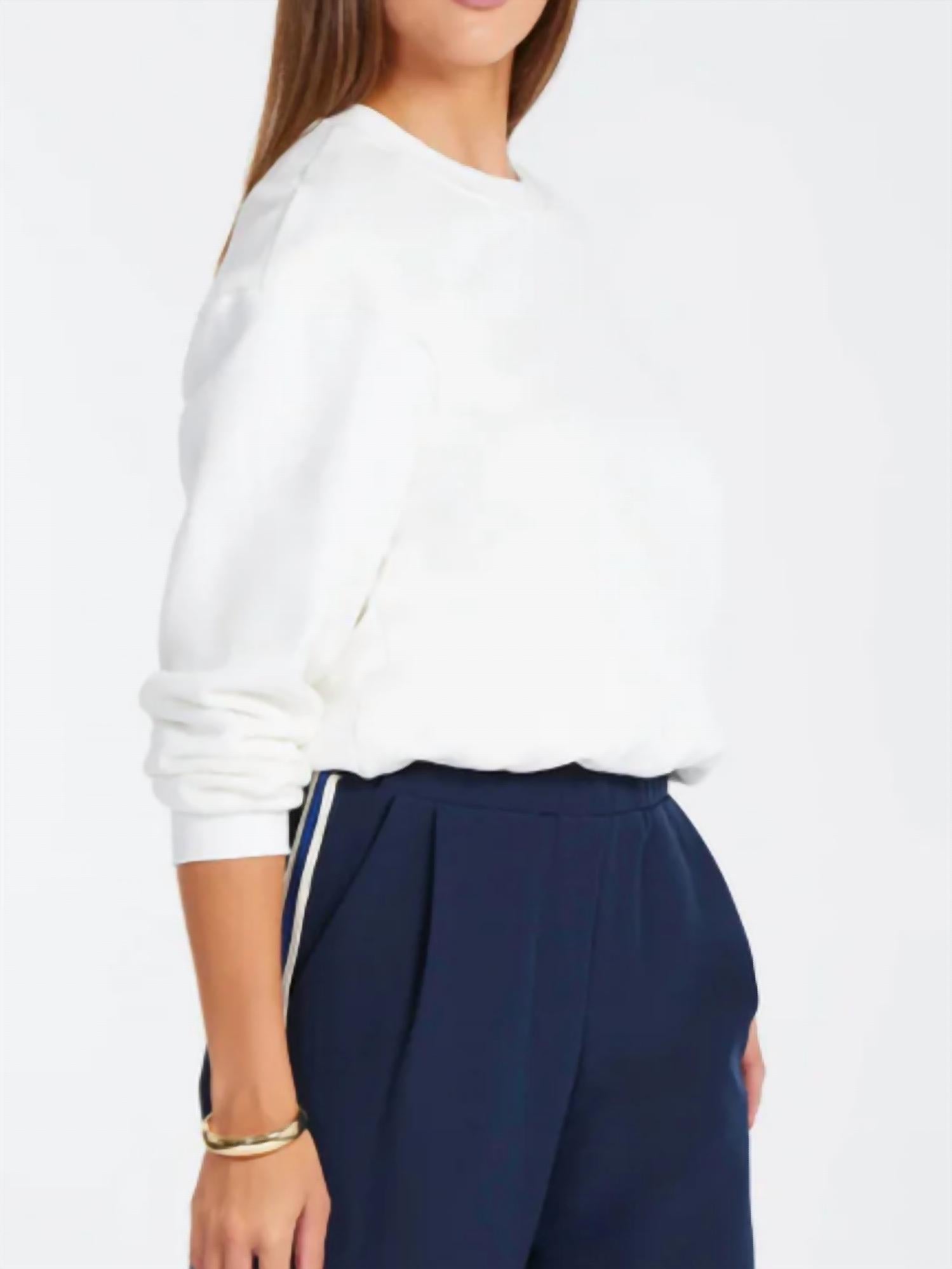 Bishop + Young - BUBBLE HEM SWEATSHIRT