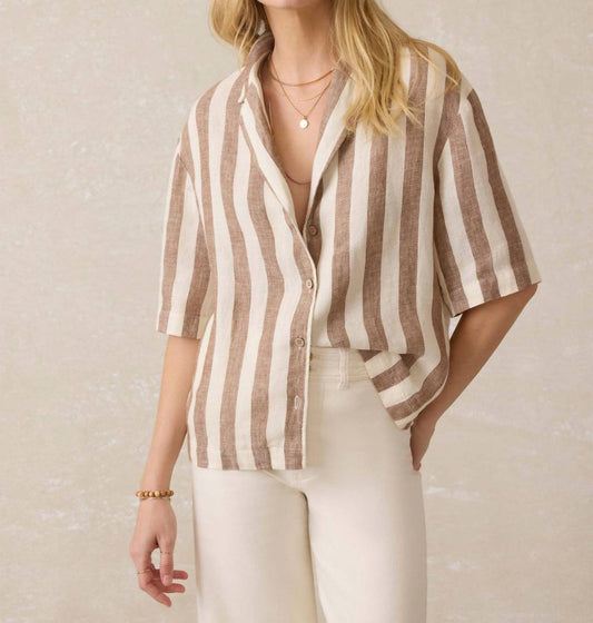 Faherty - Palma Linen Camp Shirt