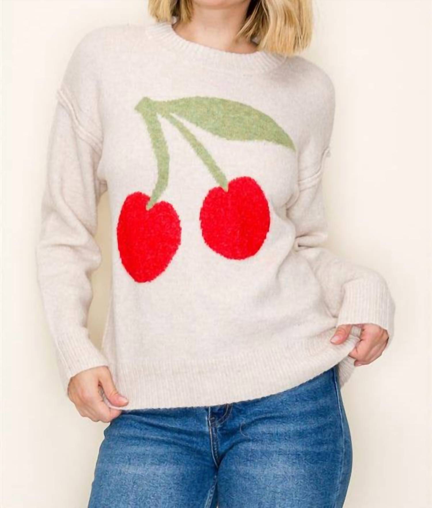 Staccato - Cherries Lightweight Sweater