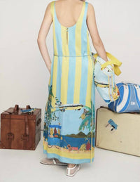Alemais - All Aboard Sleeveless Midi Dress