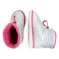Billieblush - Kids' Iridescent Quilted Snow Boots