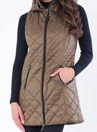 Anorak - Long Quilted Vest