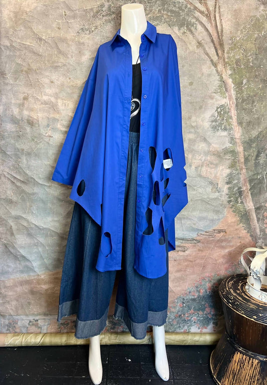 Vanite Couture - Women's Party Cutout Shirt