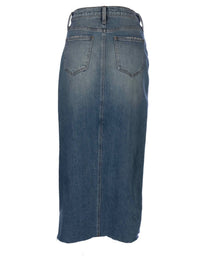 KUT FROM THE KLOTH Jen A-line 5 Slit Raw Hem Skirt in empowering - women's skirt - view 5