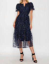 Meet Me In Santorini - Holiday Daisy Midi Dress