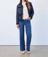 Fdj - Portia Pull-on Wide Leg Denim Pants