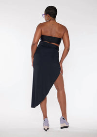 Circular Path - Classic Strapless Bandeau Bikini Top