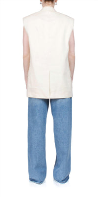 Helmut Lang - Sleeveless Car Blazer