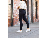 Julia Rose Full Length With Pocket Leggings in black 1 - women's pants - detail view