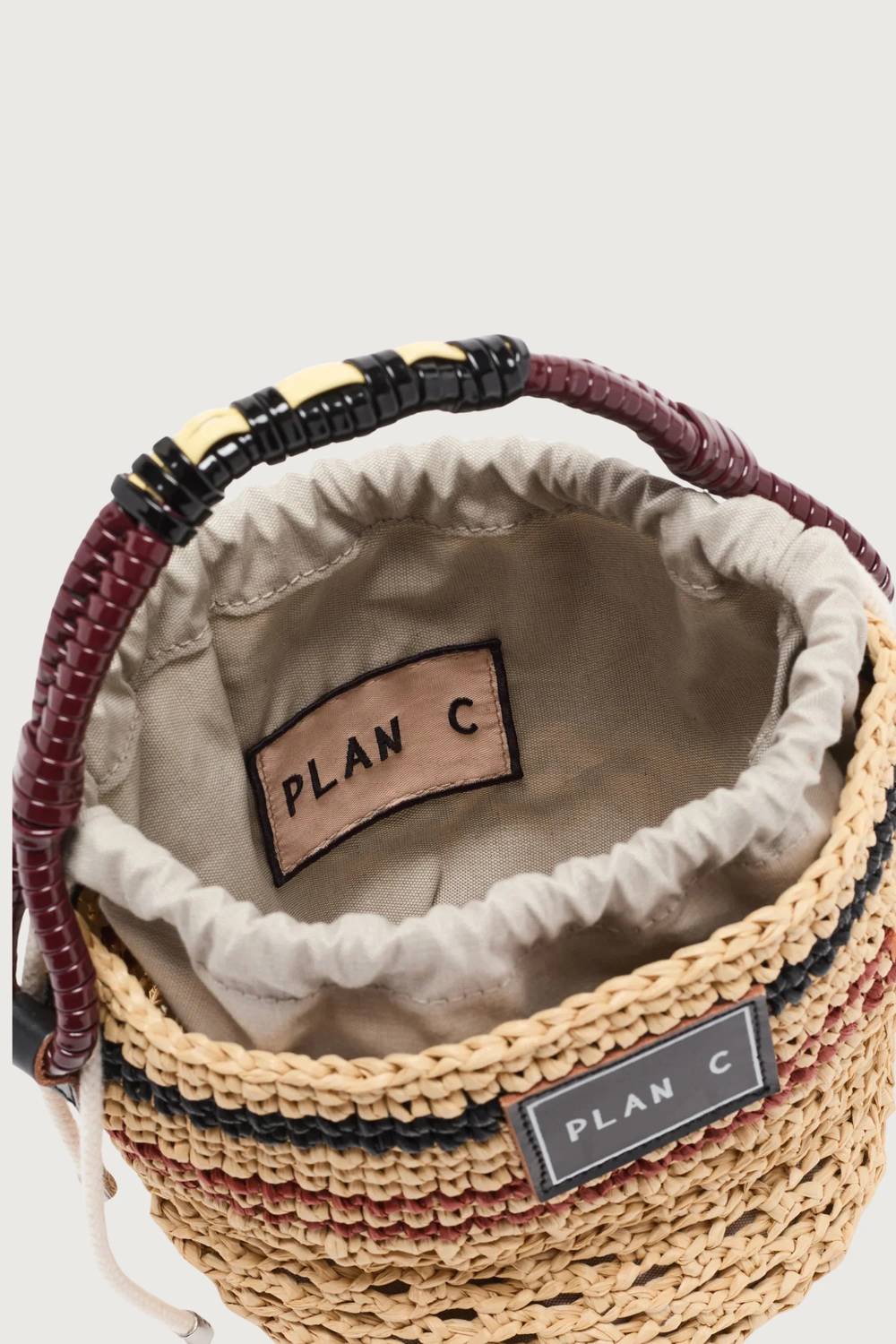 Plan C - Women's Bucket Straw Bag