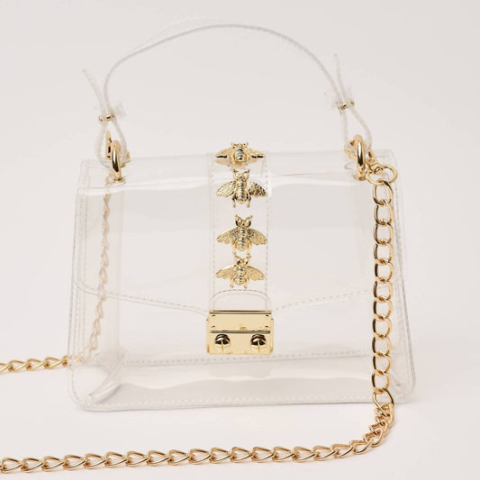 Clearly Handbags - Kathryn Bee Clear Stadium Bag
