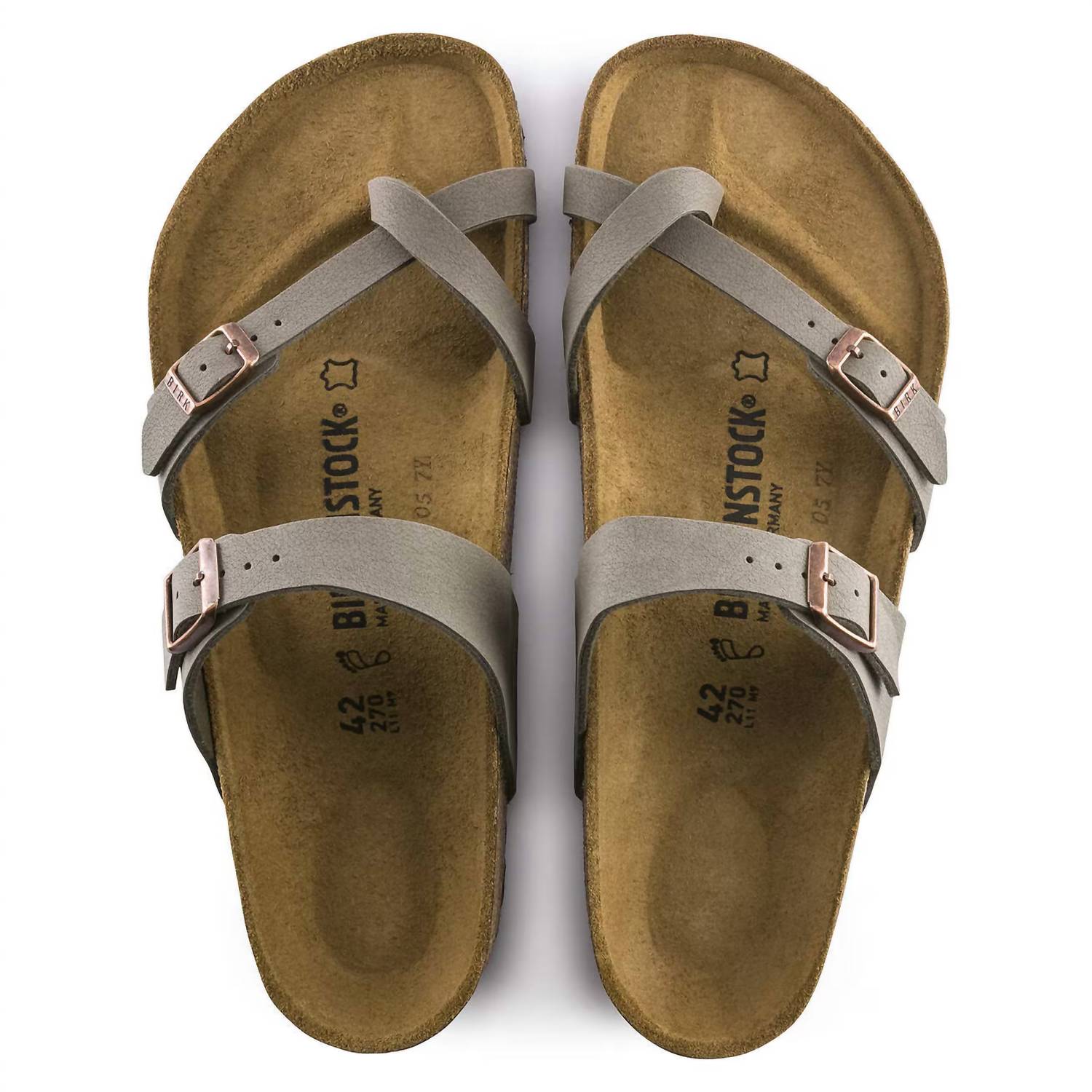 BIRKENSTOCK Women's Mayari Birkibuc Sandal in stone - women's sandal - view 5