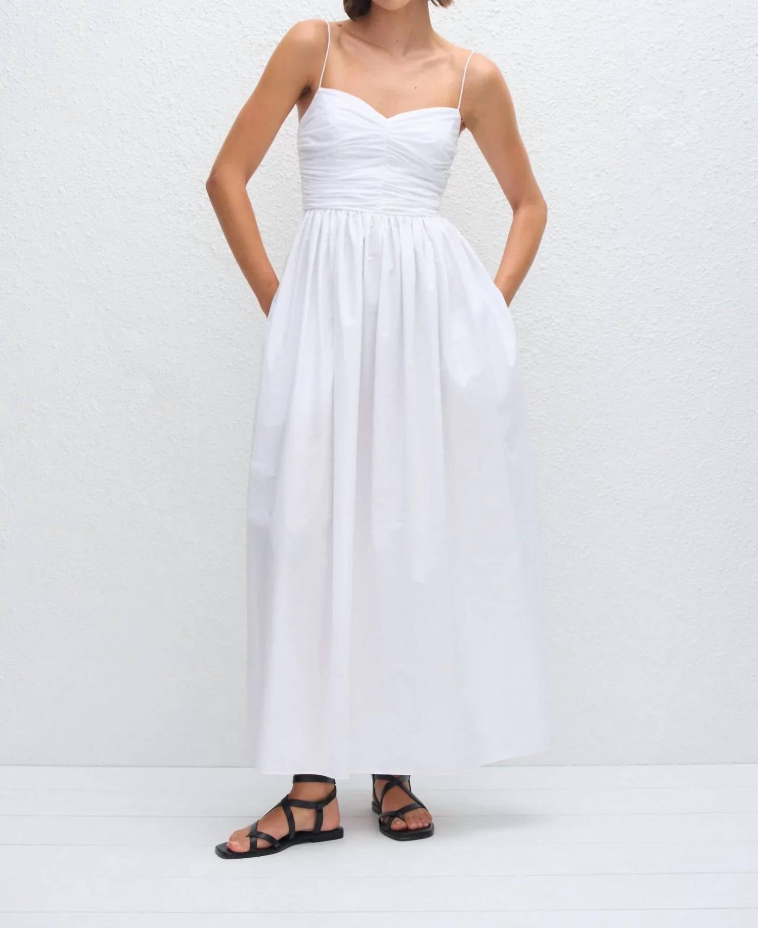 Matteau - Gathered Bodice Dress