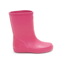 HUNTER Girls First Classic Rain Boots in bright pink - kids' shoe - alternate view
