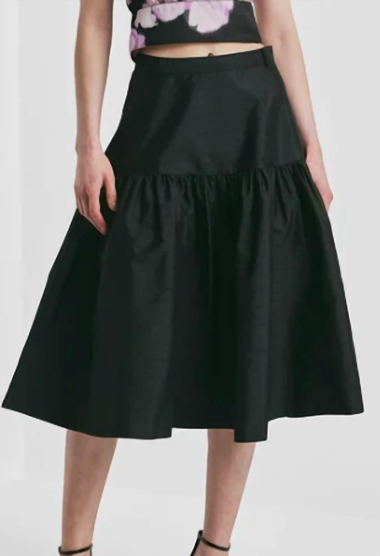 Bytimo - Taffeta Midi Skirt