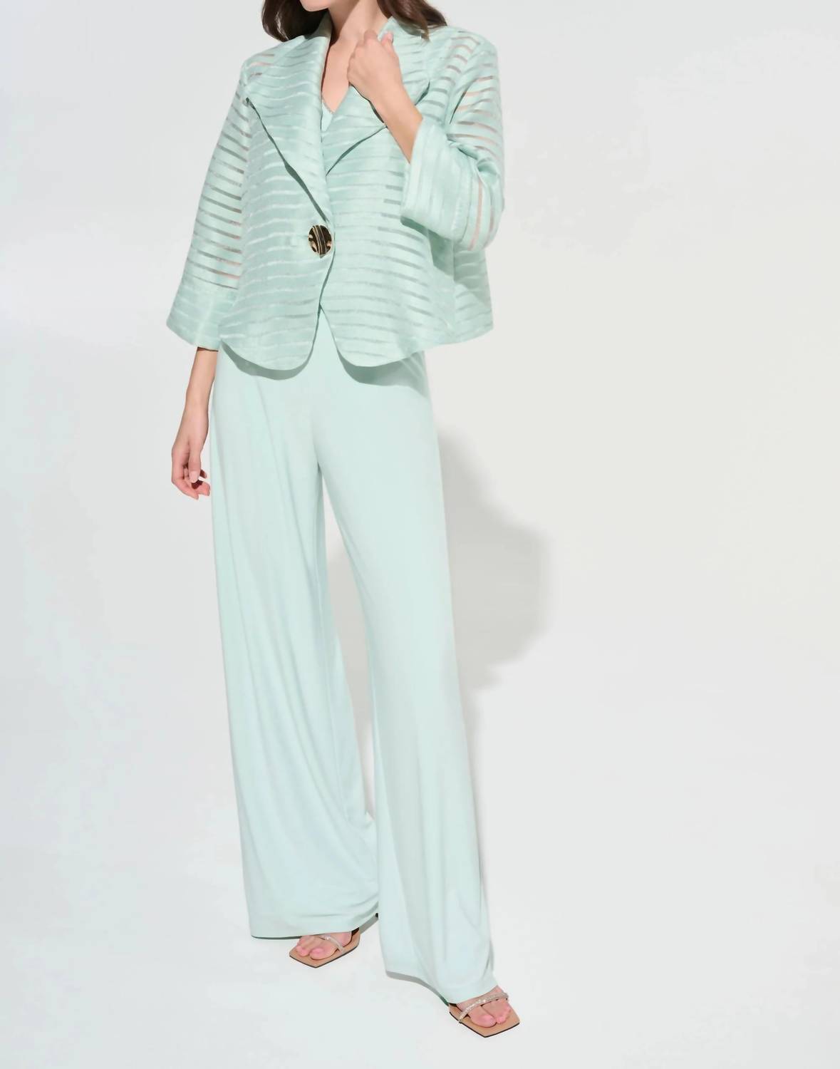 Joseph Ribkoff - Shadow Stripe Lapel Swing Jacket