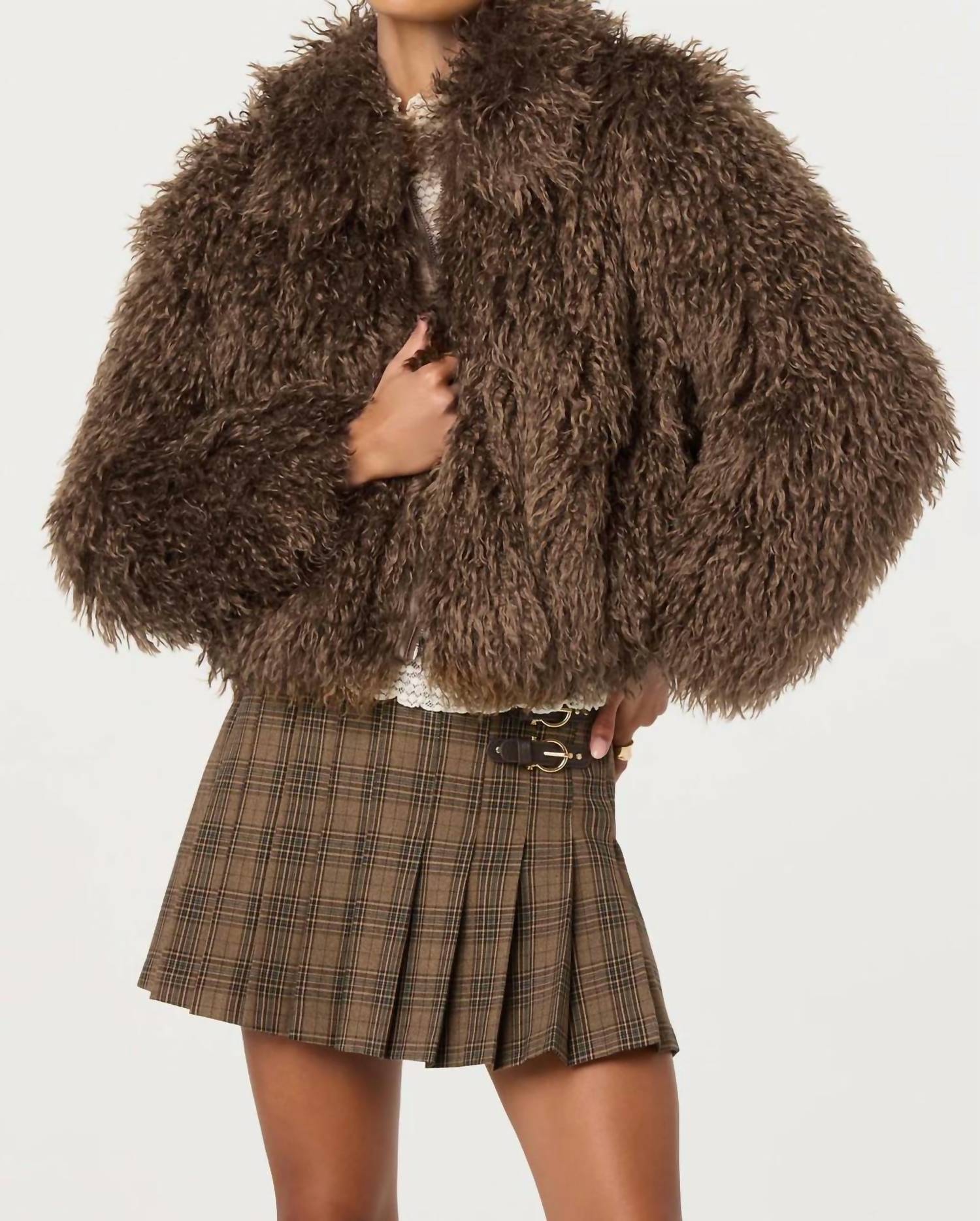 Astr - KAMRATH FAUX FUR JACKET