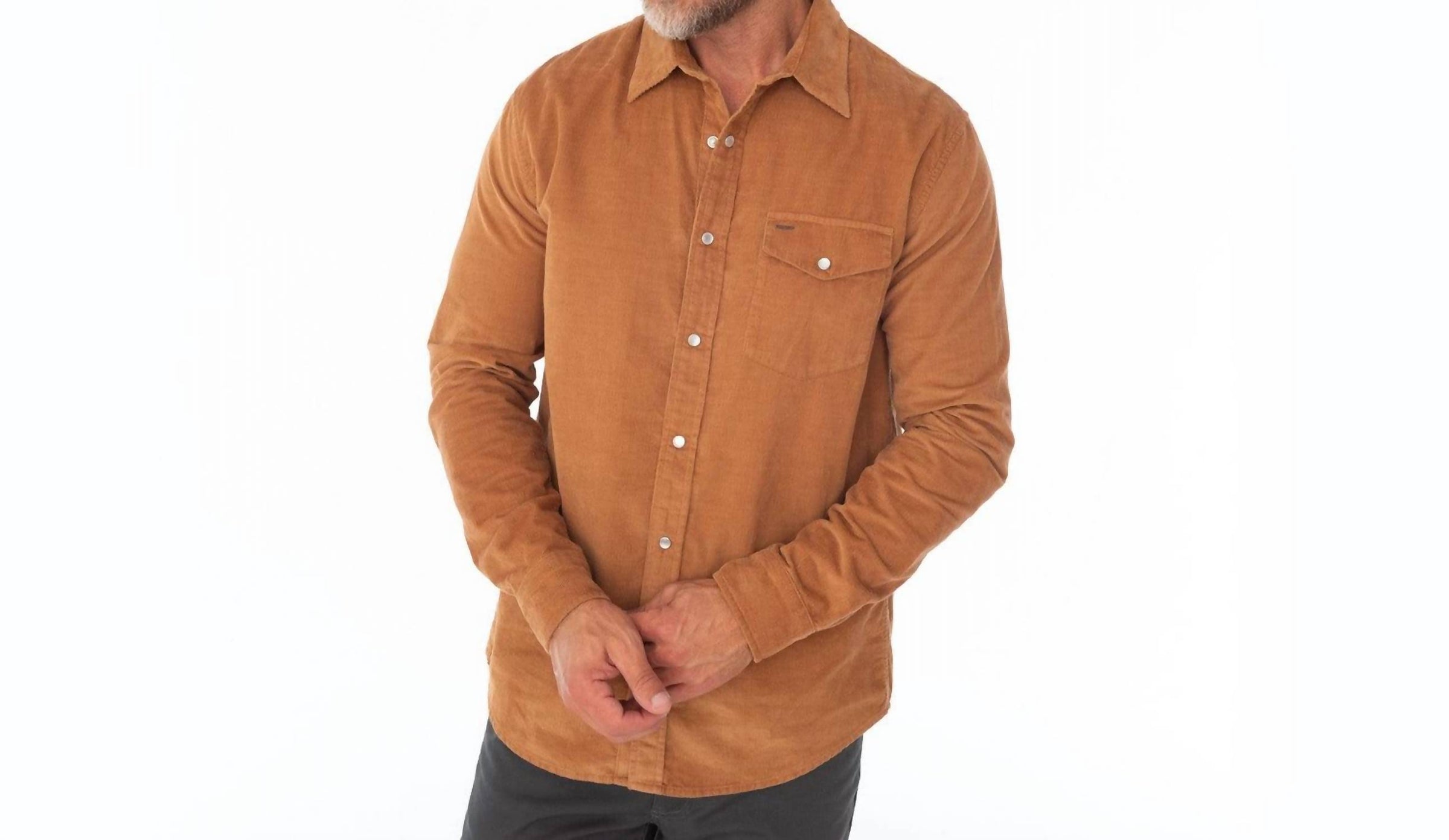 Criquet - Men's Corduroy Pearl Snap Shirt