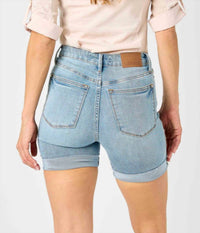 Judy Blue - Tummy Control Cool Denim Shorts