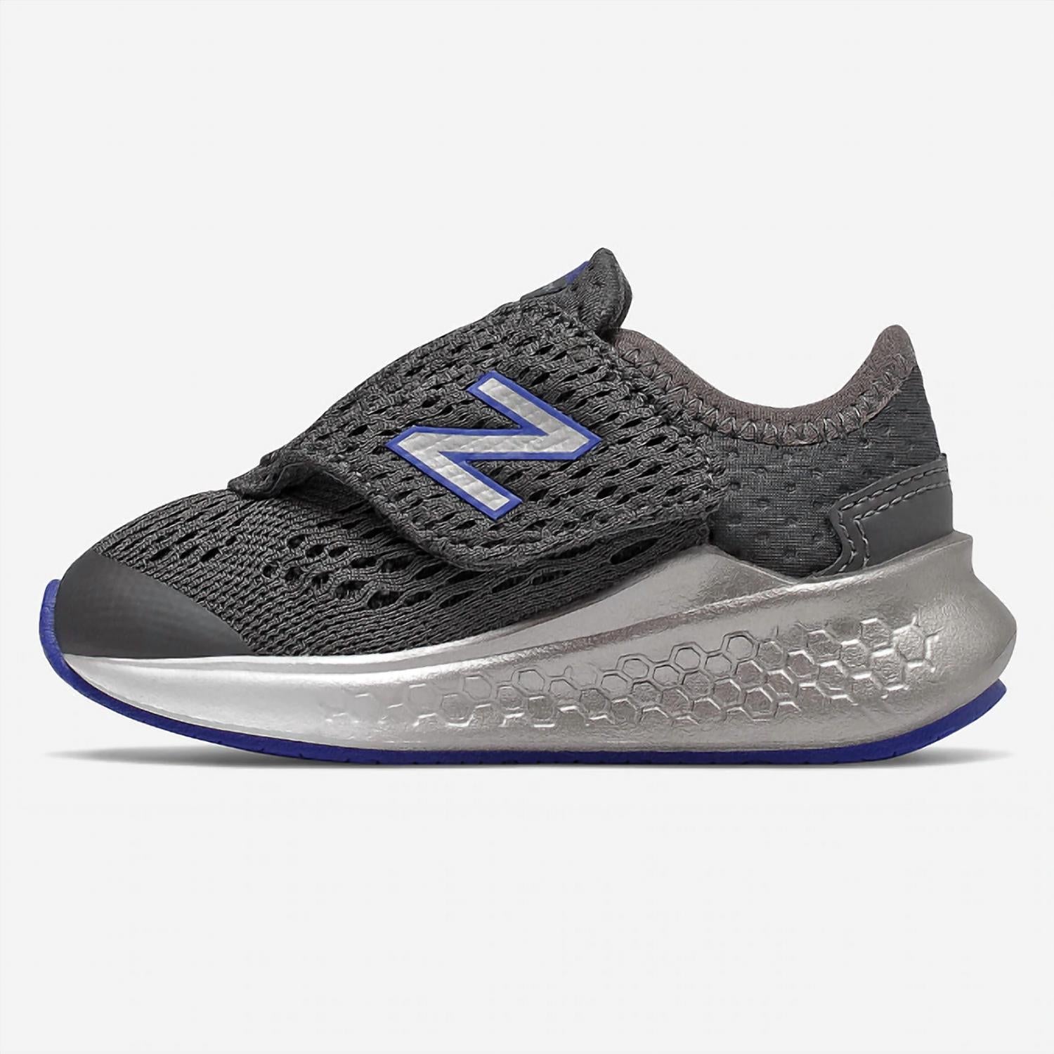 New Balance Kid's Fresh Foam Running Shoe in magnet - kids' sneaker - view 4