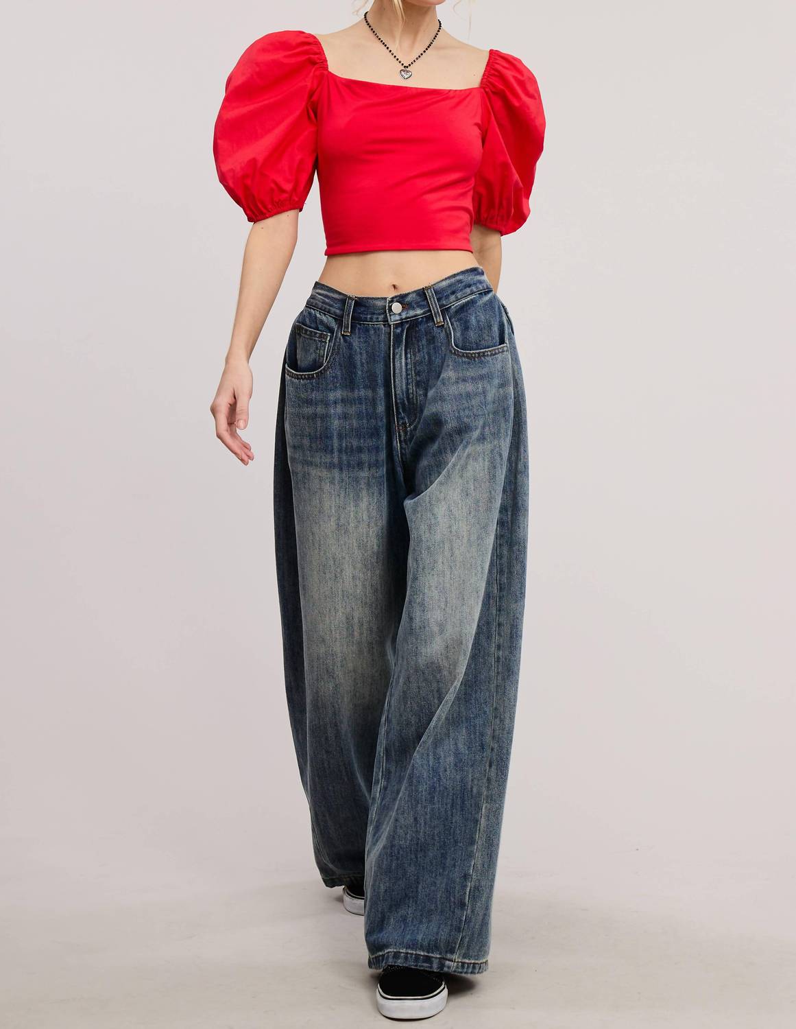 Mimosa - Barrel Wide-leg Baggy Denim Jeans