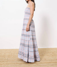 Frnch - Dalel Smocked Tiered Strapless Maxi Dress