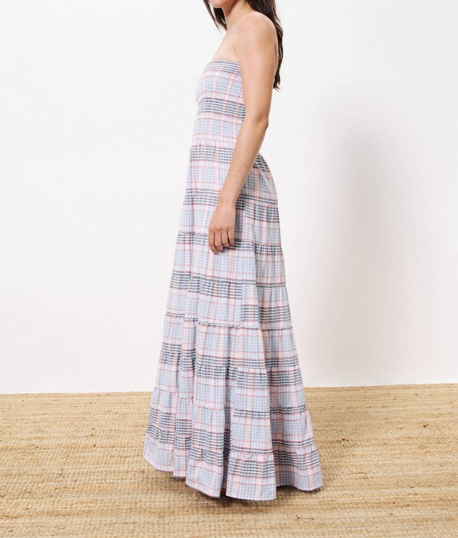 Frnch - Dalel Smocked Tiered Strapless Maxi Dress