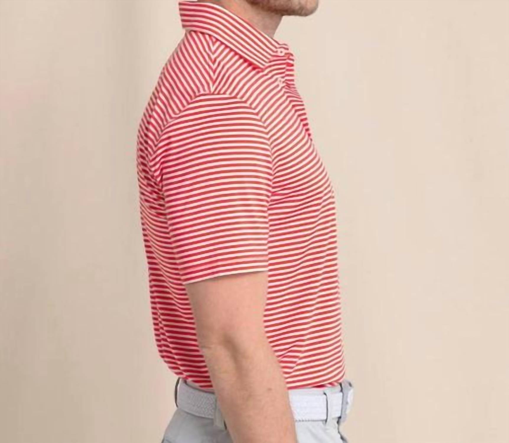 Southern Tide - Driver Caravel Stripe Polo