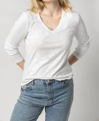 Lilla P - Long Sleeve V-neck Top