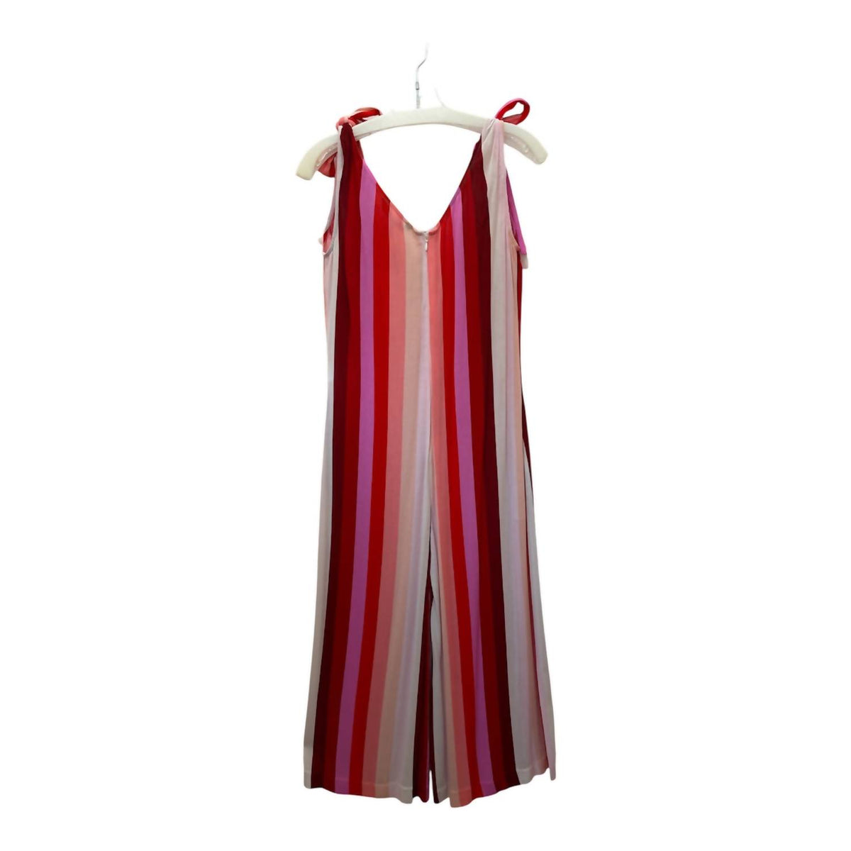 Charlie B - Women's Hibiscus Stripe Jumpsuit